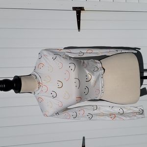 Shein long sleeve crop top size small